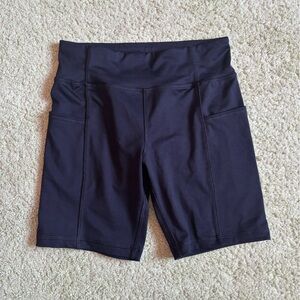 Girls black bike shorts
